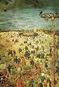 Pieter Bruegel detalj fran korsbarandet France oil painting artist